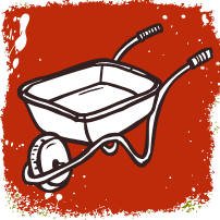 wheelbarrow icon - Fresh Fish - Vine House Farm