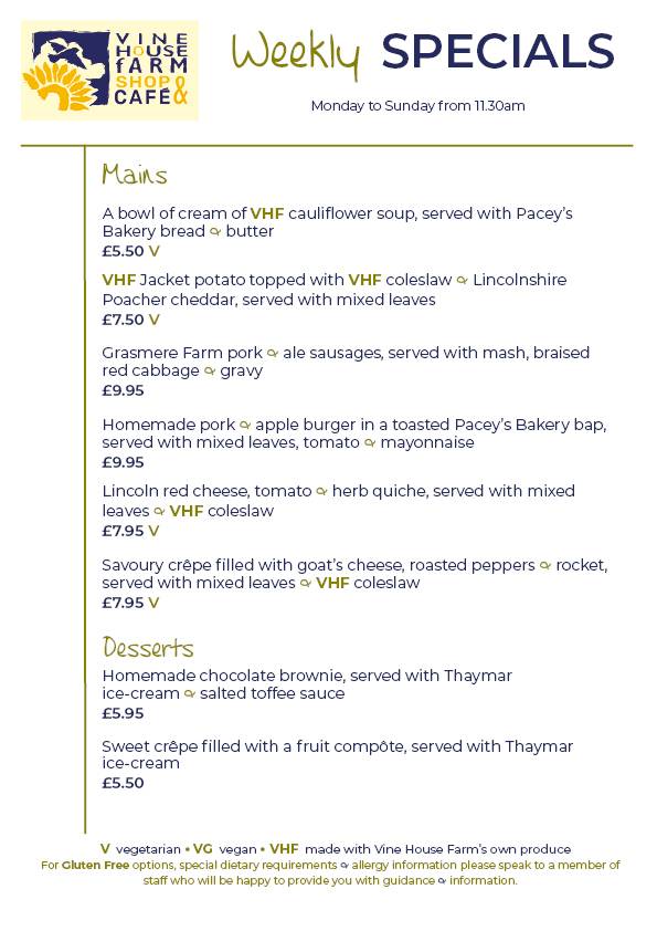 café Vine House Farm