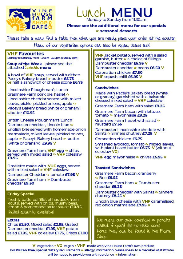 café Vine House Farm